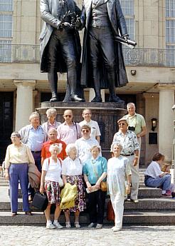 Reisetruppe der Schachfreund in Weimar