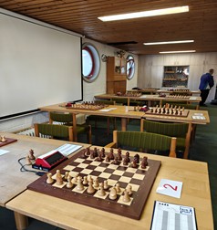 Der Turniersaal: Es ist angerichtet!