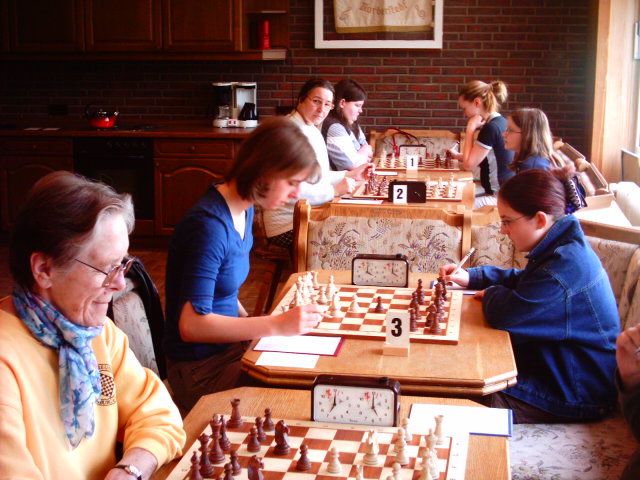 Damenmannschaft 2002 H. Brümmer, C. Wulf, W. Bruck und G. Klingbeil